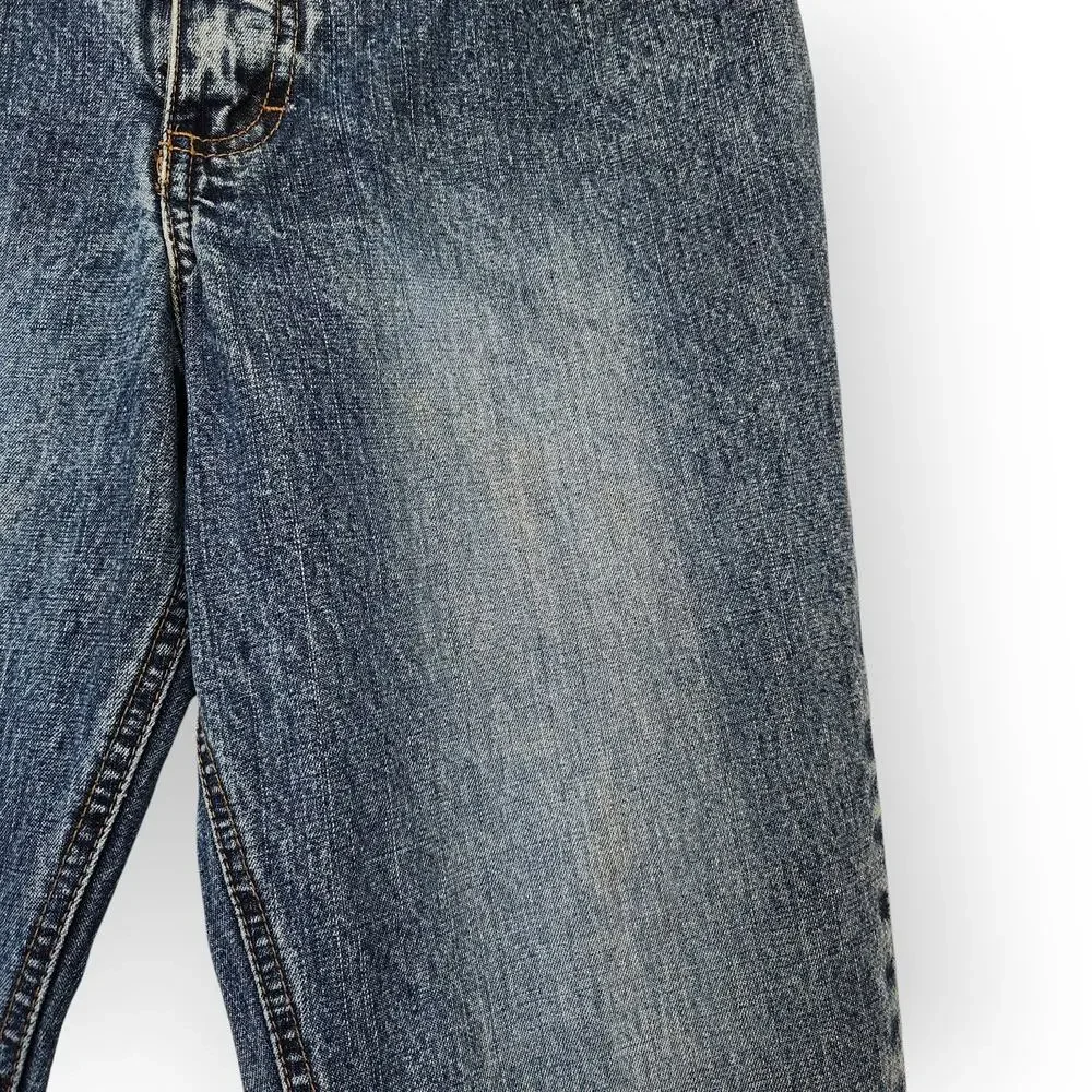 Y2K Mudd Low Rise Flare Jeans Blue Denim Vintage 2000s Mall Brand Bratz 6 - Picture 5 of 14